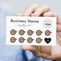 Cute Brown Heart Coffee Cups Add Your Logo Elegant