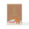 cute brown poodle Christmas card