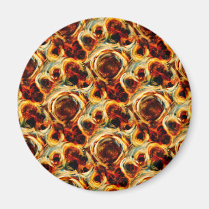 Cute brown seamless smudge pattern throw pillow lu magnet