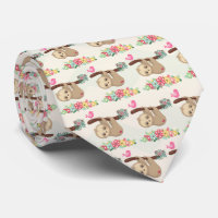 Cute Brown Sloth Hanging Upside down Pattern