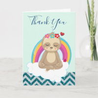 Cute Brown Sloth Meditating Teacher Appreciation