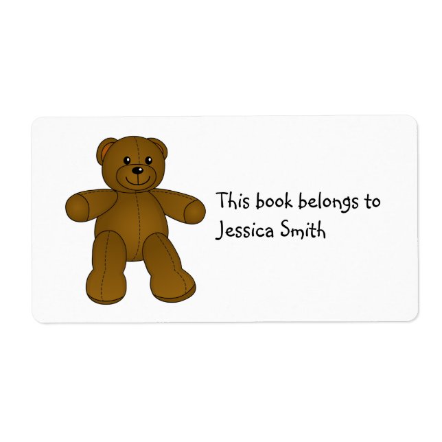 Cute brown teddy bear (Front)