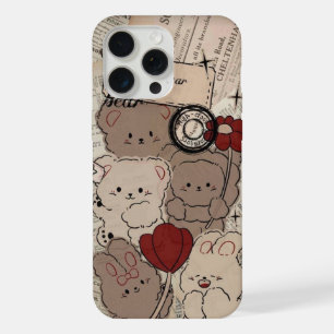 Cute Brown Teddy Bear iPhone Case 🐻📱 – Soft, Sty