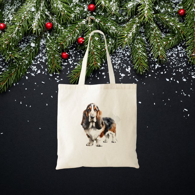 Cute Browns Basset Hound Tote/Pets Tote Bag (Creator Uploaded)
