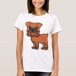 Cute Brussels Griffon Cartoon T-Shirt