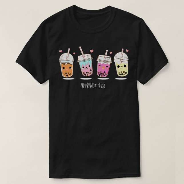 Cute Bubble Tea 2 T-Shirt (Design Front)