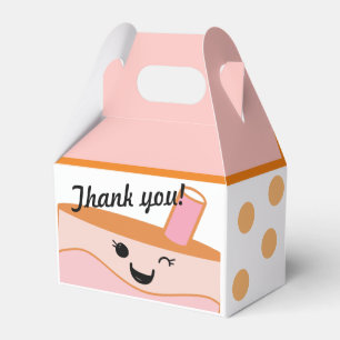 Cute Bubble Tea Boba Party Favour Box