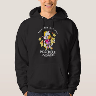 Cute Bubble Tea Cat Kitten  Japanese  Incredible A Hoodie