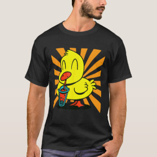 Cute Bubble Tea Duck T-Shirt