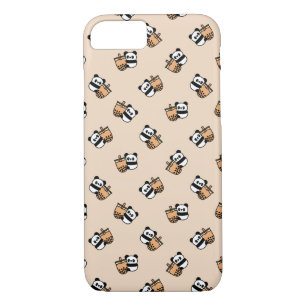 Cute Bubble Tea & Panda Bear iPhone 8/7 Case