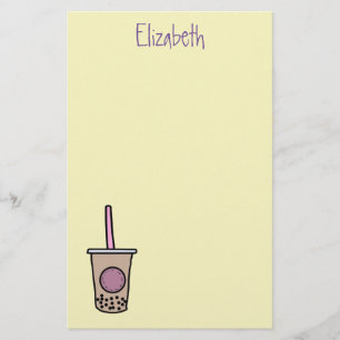 Cute bubble tea stationery