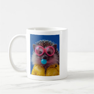 Cute Bubblegum Hedgehog Be Kind Motivational Coffe Coffee Mug