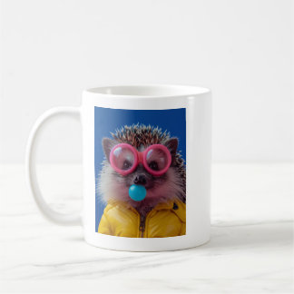 Cute Bubblegum Hedgehog Be Kind Motivational Coffe Coffee Mug
