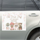 Cute Bubbles & Watercolor Dogs Grooming Service