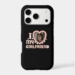 Cute Bubbly I Love My Girlfriend Heart Romantic