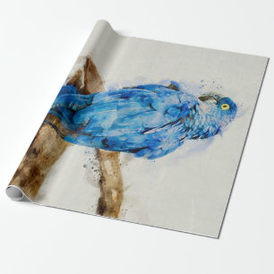 Cute Budgie Bird   Gift For Parrot Lover  Wrapping Paper