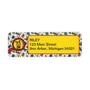 Cute Bug and Insect Kids Return Address Label