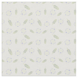 Cute bug and leaves seamless pattern fabric