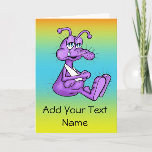 Cute Bug Insect Get Well Card