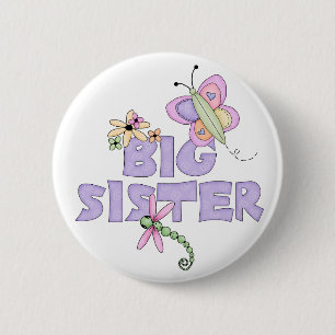 Cute Bugs Big Sister 6 Cm Round Badge
