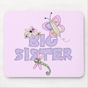 Cute Bugs Big Sister Mouse Pad
