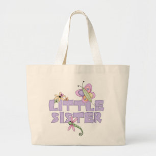 Cute Bugs Little Sister Large Tote Bag