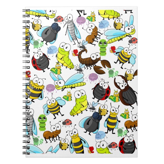 Cute Bugs Notebook (Front)