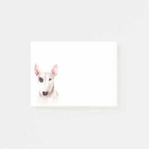 Cute Bull Terrier Mum Puppy Dog Dad Puppies Pup Post-it Notes