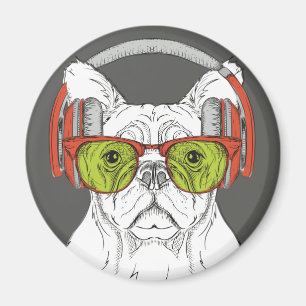 Cute Bulldog Magnet