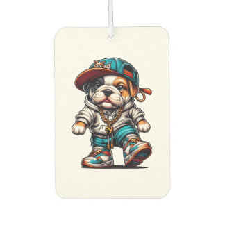 Cute Bulldog Puppy Streetwear Car Air Freshener