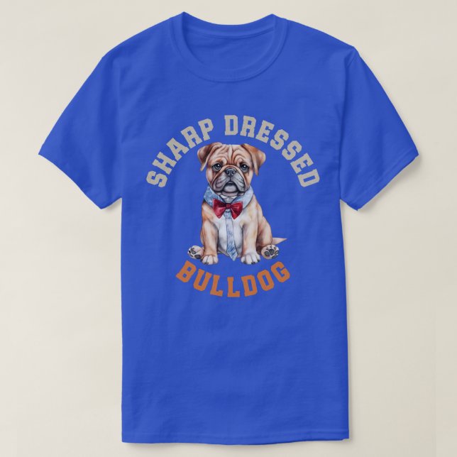 Cute Bulldog T-Shirt (Design Front)