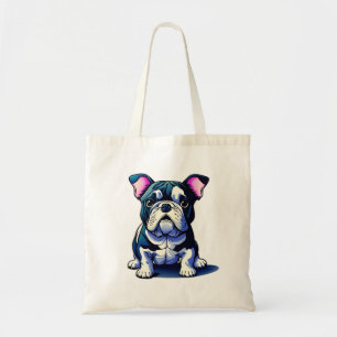 Cute Bulldog Tote Bag