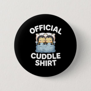 Cute Bumble Bee Couple Cuddle 6 Cm Round Badge