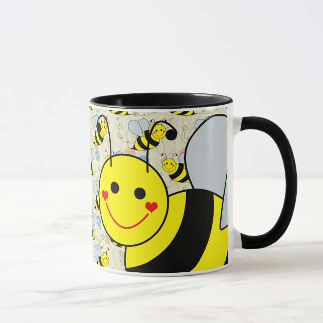Cute Bumble Bee Mug (Right)
