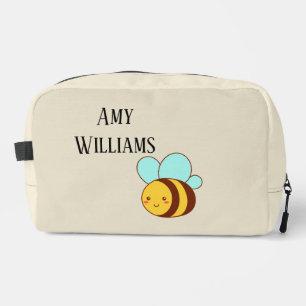 Cute bumble bee personalised dopp kit