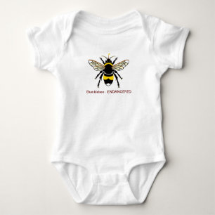 Cute Bumble BEE -Wildlife - Nature Baby Bodysuit