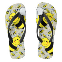 Cute Bumble Bee with Pattern
