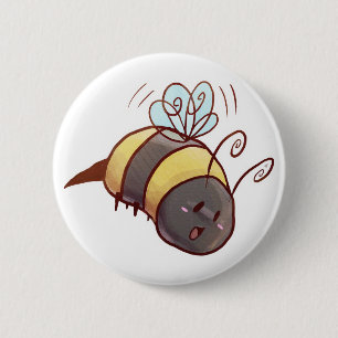 Cute Bumblebee 6 Cm Round Badge