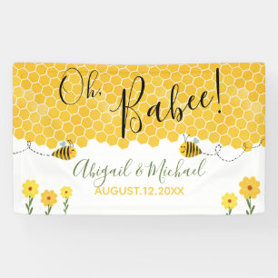 Cute Bumblebees Gender Neutral Bee Baby Shower Banner