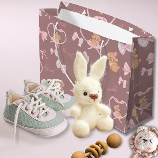 Cute Bunnies & Bows Gift Bag