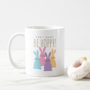 Cute Bunnies Easter Personalised Coffee Mug