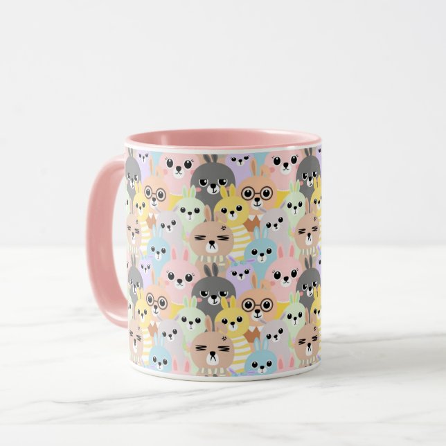 Cute Bunnies Mug (Front Left)