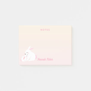 Cute bunnies Personalised Post-it Notes
