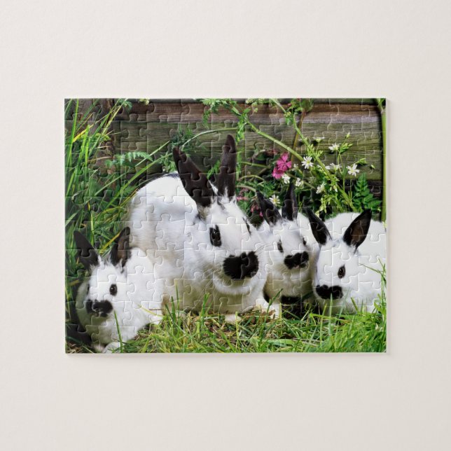 Cute Bunnies Puzzle (Horizontal)
