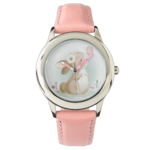 Cute Bunny And Butterfly Watch