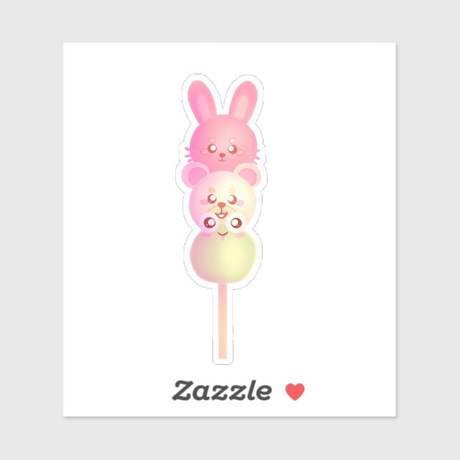Cute Bunny, Bear And Frog Dango (Sheet)