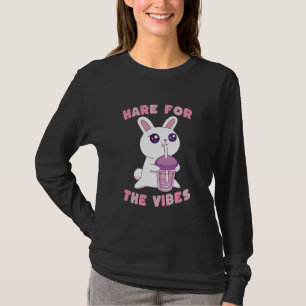 Cute Bunny Boba Tea Vibes Kawaii Animal Lover T-Shirt