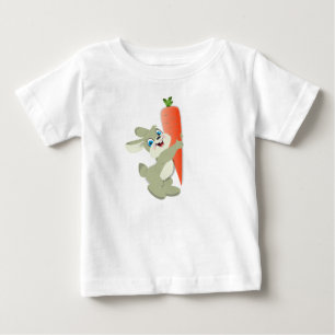 Cute Bunny Carrot Baby T-Shirt