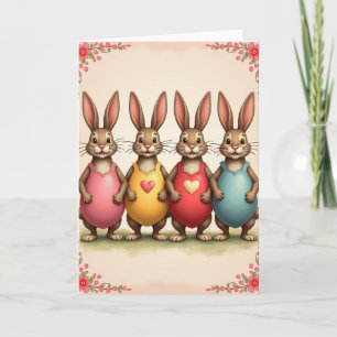 Cute Bunny Celebration Card