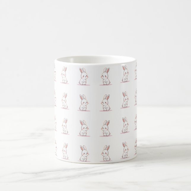Cute Bunny Coffee Mug (Center)